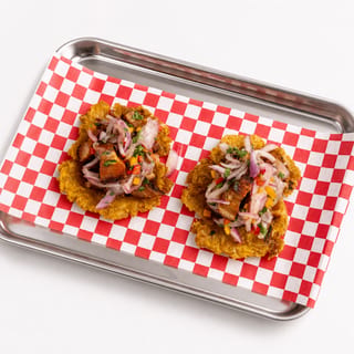 Tostones Con Ceviche
