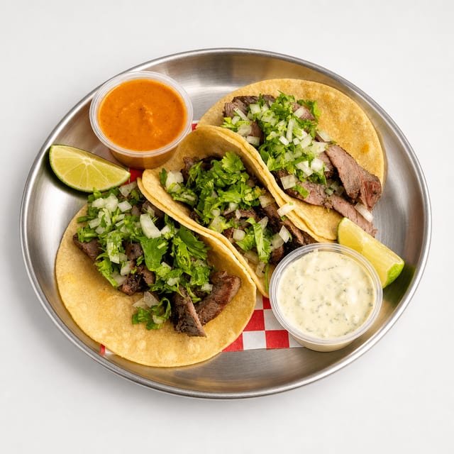 Tacos Brasas Premium.